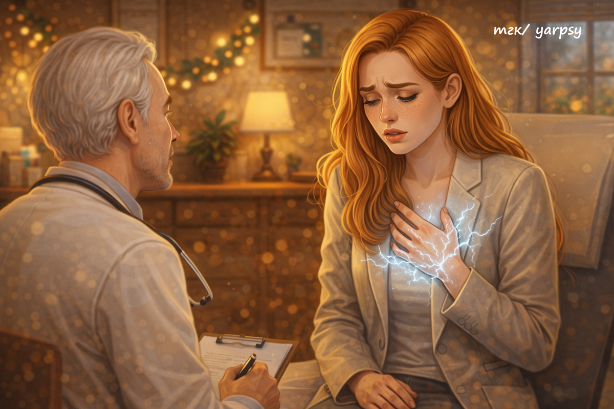 "Сердце...я ощущаю постоянные покалывания!"