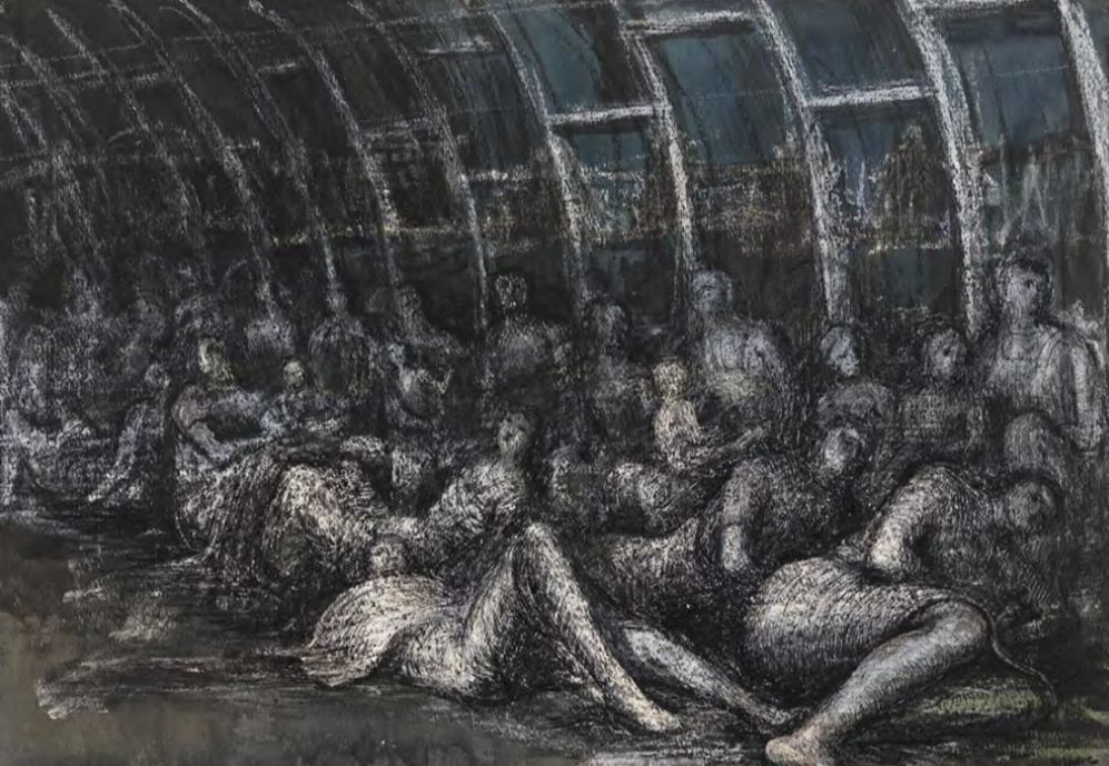 Генри Мур. Убежище в метро. 1941