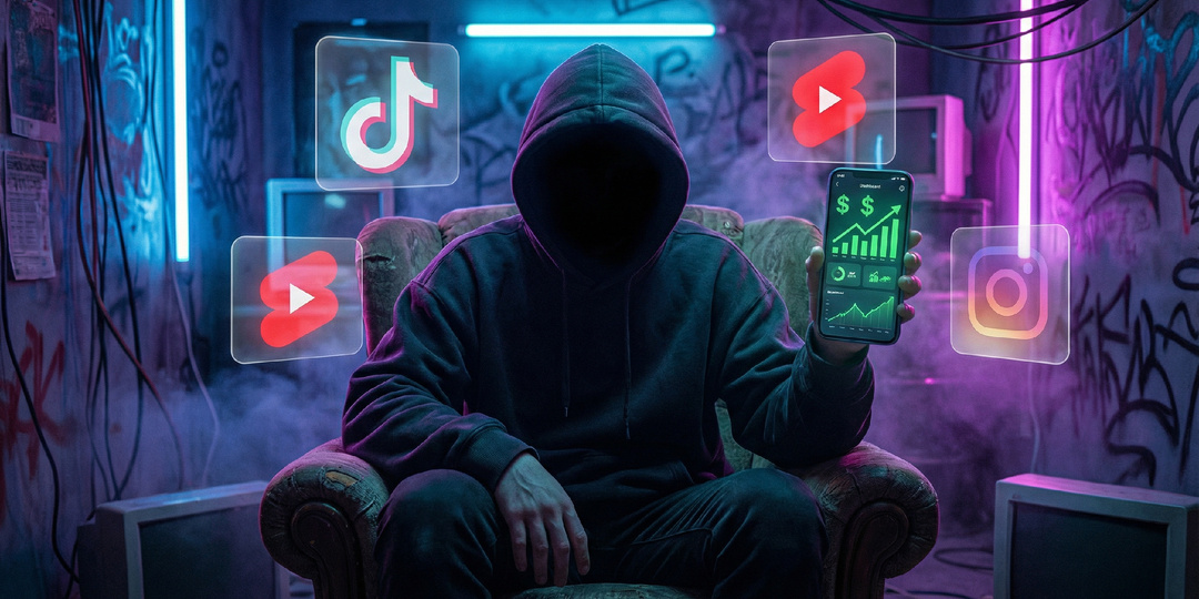 Золотая лихорадка» 2026: Как зарабатывать на чужих видео и партнерках, не показывая лица (Схема Faceless-каналов)