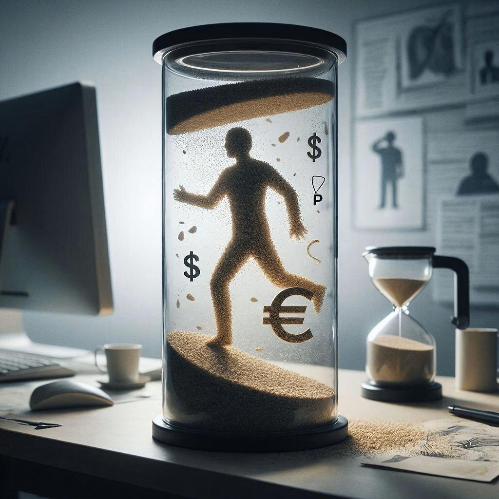 Самый невосполнимый ресурс — время — меняем на бумажные знаки.