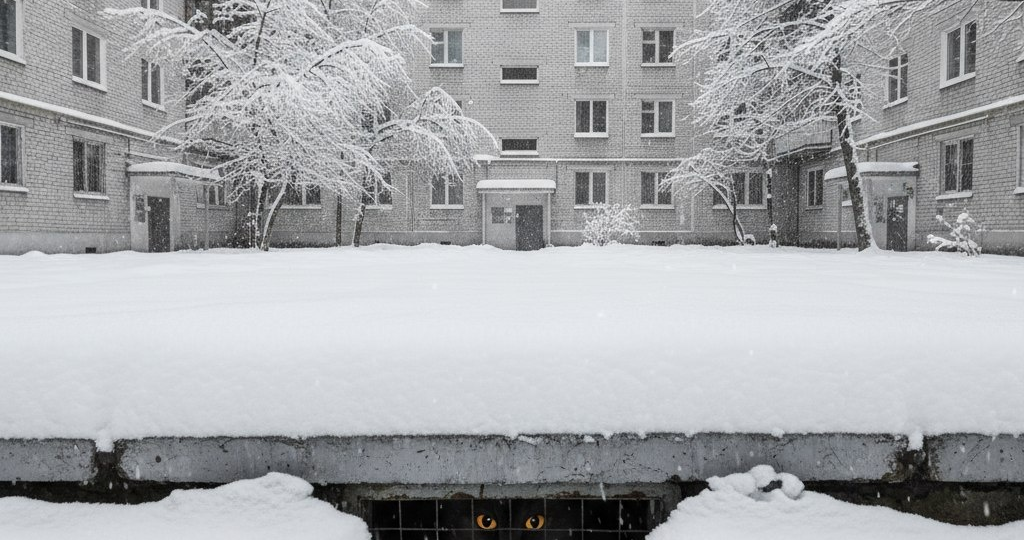 Кошки гибнут под снегом — помогите спасти!