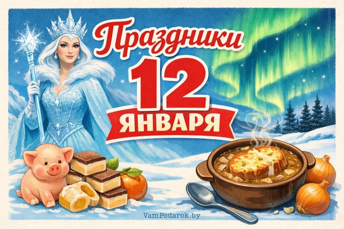 Праздники 12 января 2026 года