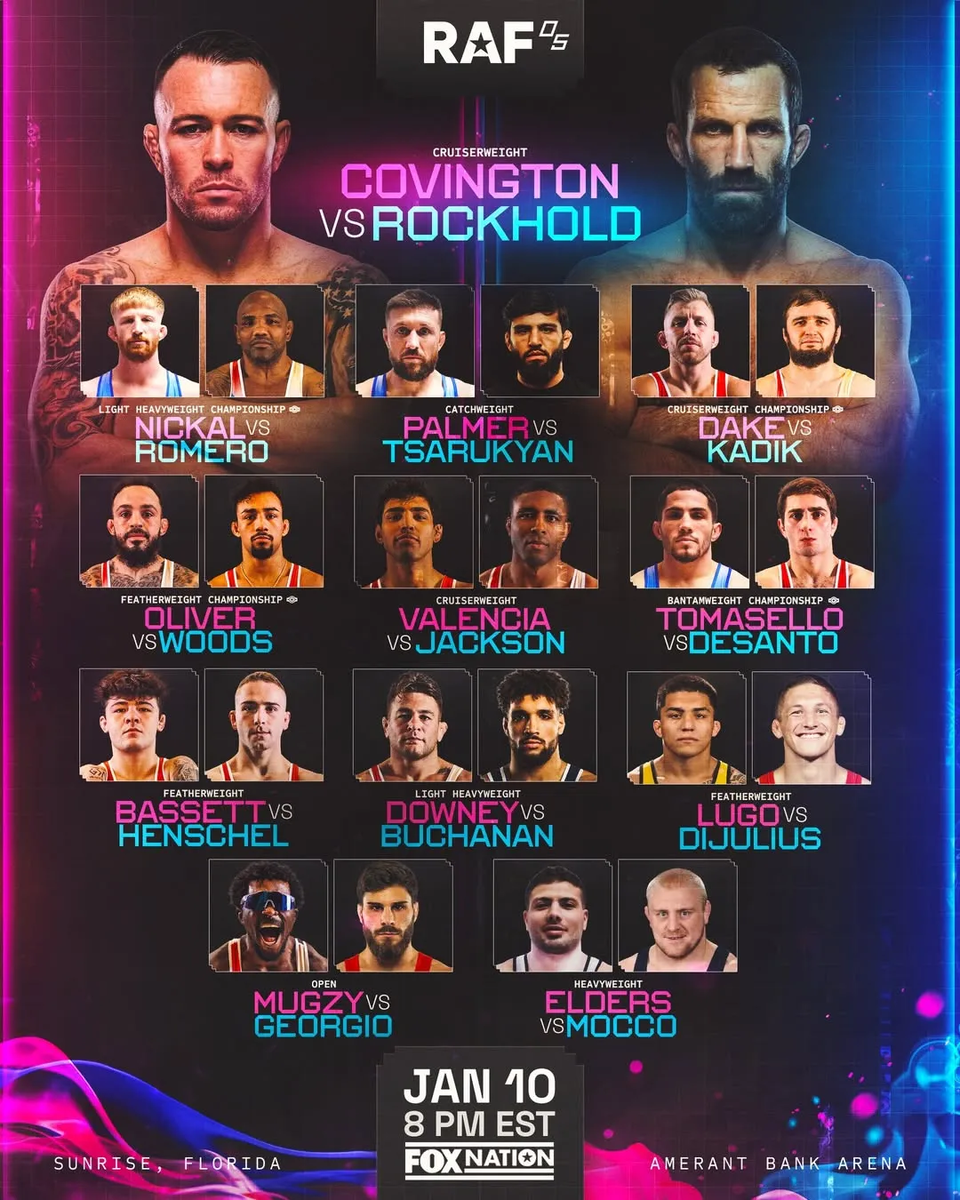     Кард турнира RAF 05