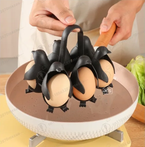 Кухонный контейнер для варки яиц Cute Penguin 6 шт