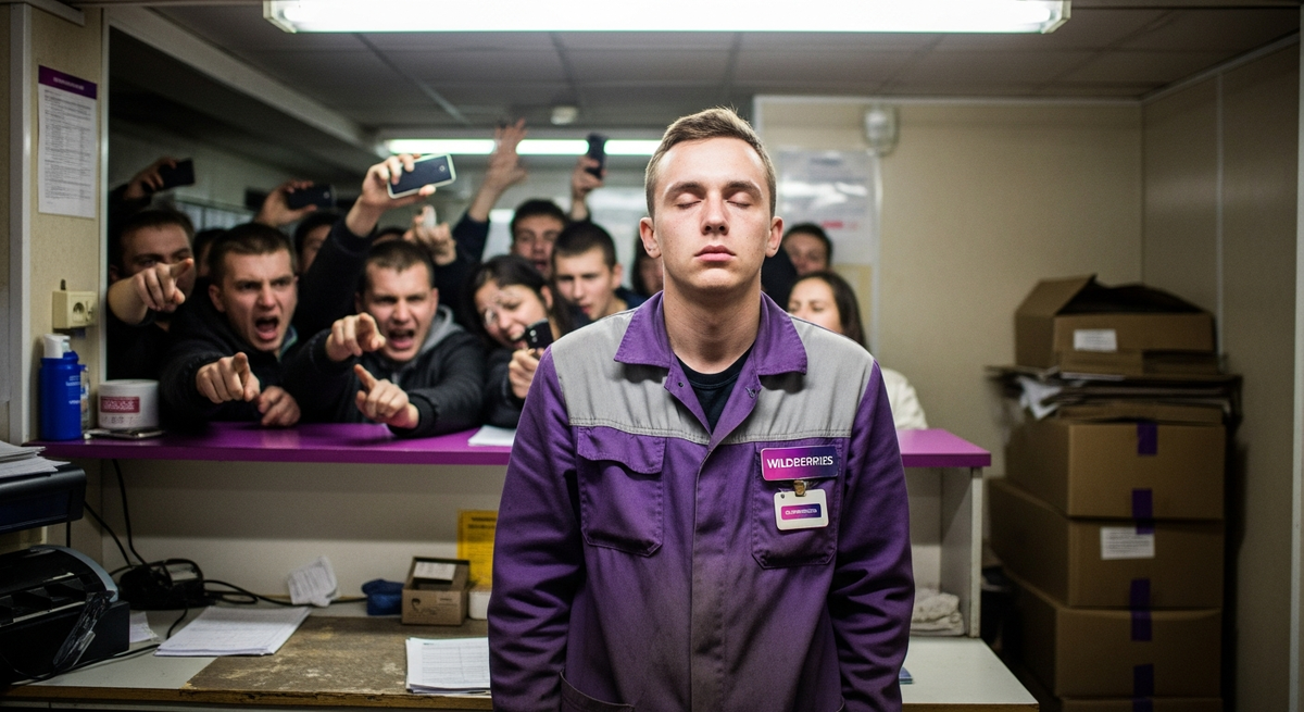 Оператор поддержки всегда один. Но за экраном своего монитора он каждый день видит именно это: тысячи лиц, тысячи требований, тысячи проклятий. Эта толпа — и есть его «чат».