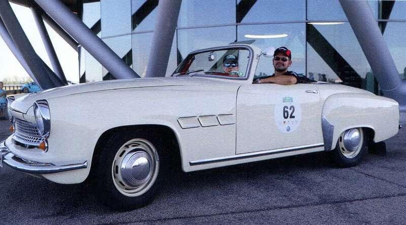 Родстер со съемной жесткой крышей Wartburg 313/1.Wartburg 313/1
📷
