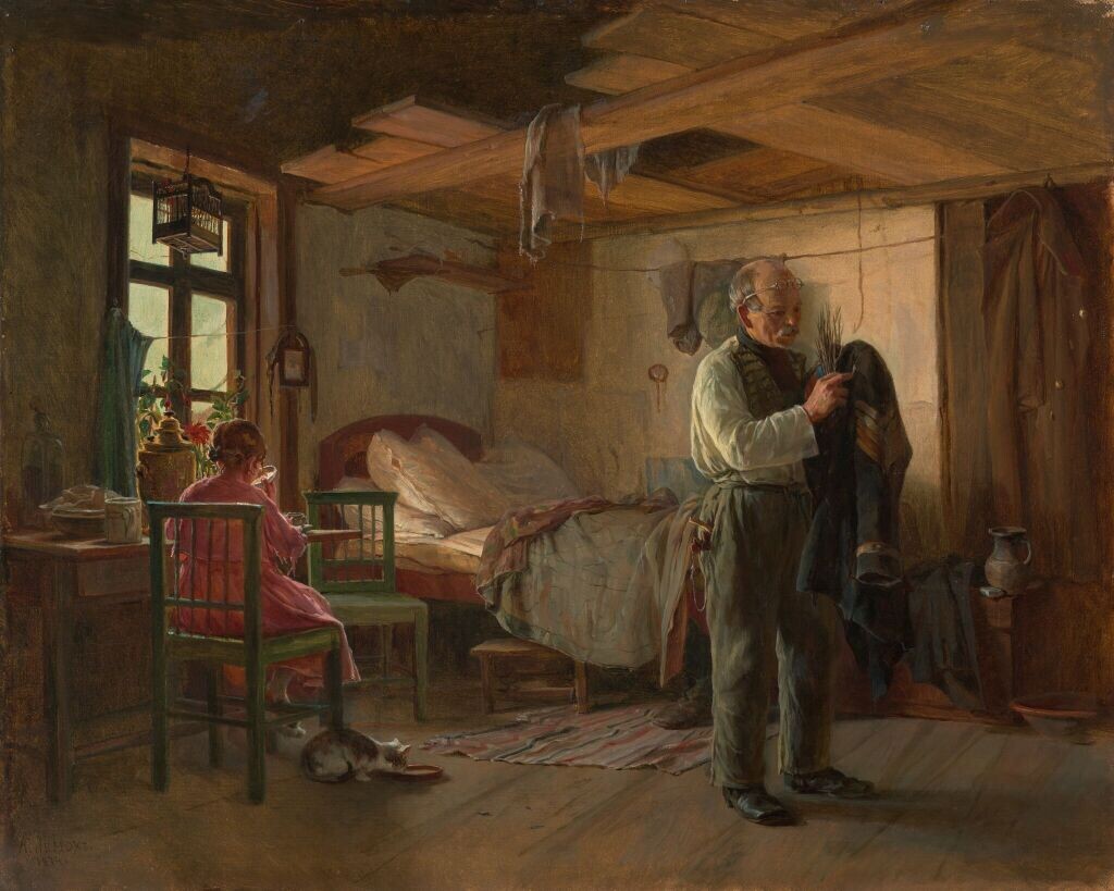 Кирилл Викентьевич Лемох, «Утро в швейцарской», 1874 год. Из собрания государственной Третьяковской галереи