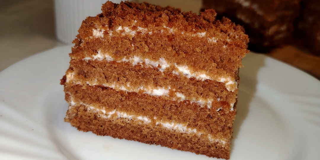 Медовый тортик без раскатки коржей!