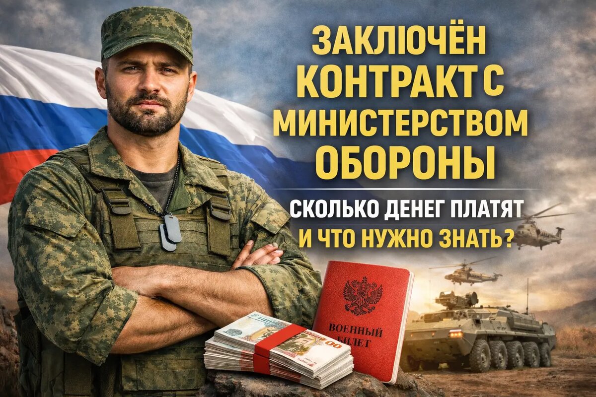Контракт с Министерством обороны: от условий и региона зависит, сколько денег вы реально получите.