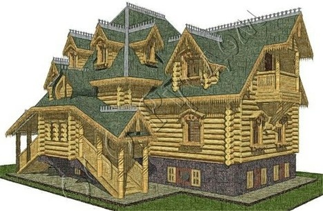 Древнерусский терем Фото из открытого доступа