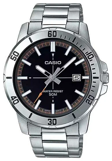 Японские мужские часы. Коллекция Collection. Простой и лаконичный аксессуар без излишеств, идеально подойдет на каждый день. Тип механизма: кварцевый. Корпус: латунь с IP покрытием. Циферблат: черный. Браслет: стальной. Водозащита: 50WR. Стекло: минеральное. Календарь: число. Габаритные размеры: 45x49мм, толщина 10,3мм, ширина браслета 22мм, длина браслета 205мм, вес 118г.