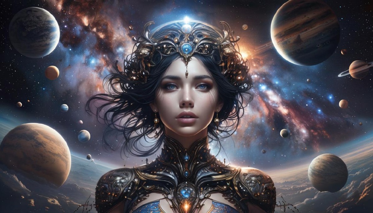 Астрология. Иллюстрация сгенерирована нейросетью