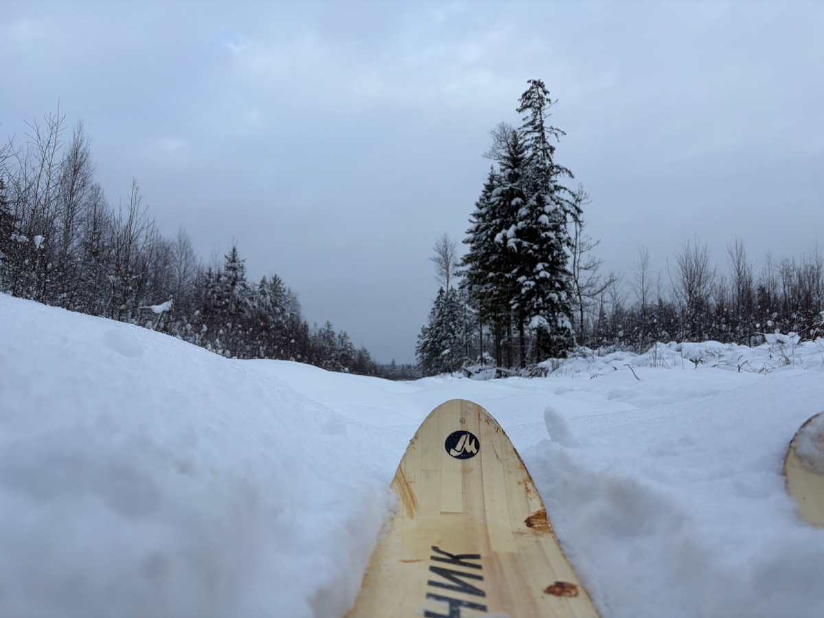На лыжах лучше чем пешком