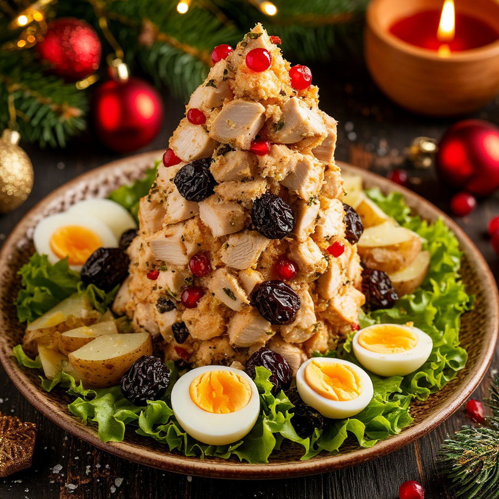 Салат «Новогодняя шишка»