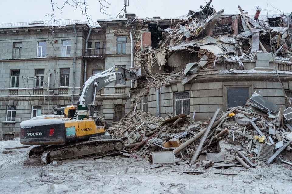    Здание снесли за два дня. Фото: тг-канал "Стоп снос".