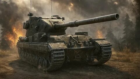 Вот Она! Правда 1750 урона даëт только в борт, хэш фугасами, и желательно по картону в лоб!)