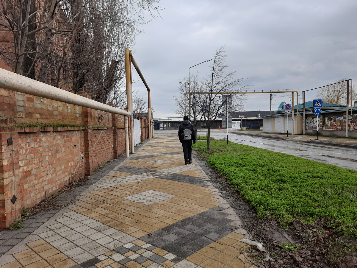 По дороге на пляж