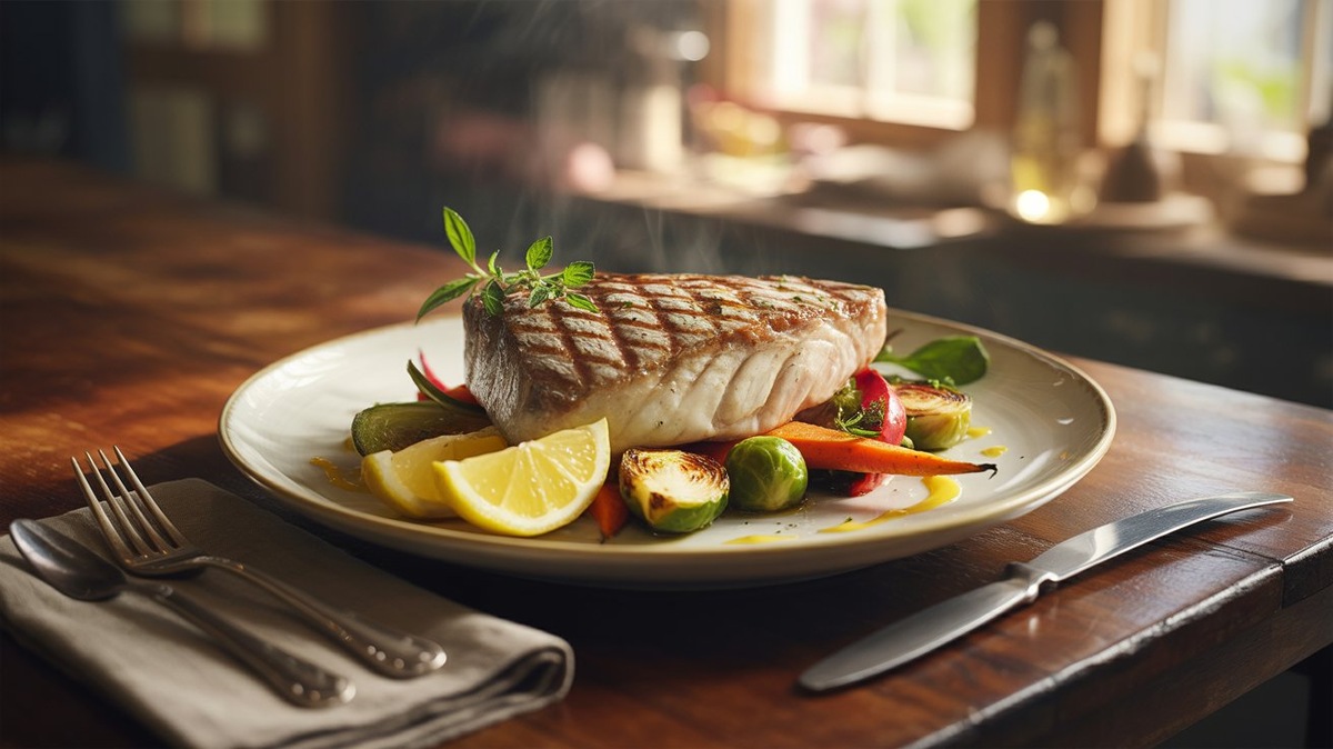 Стейк из акулы