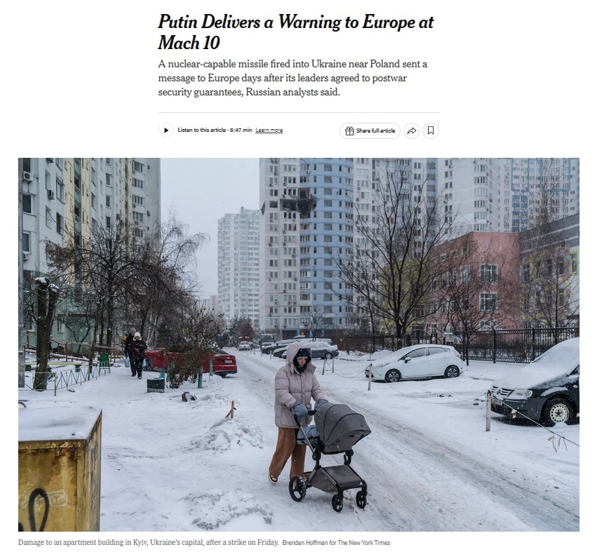    Фото: скриншот статьи NYT