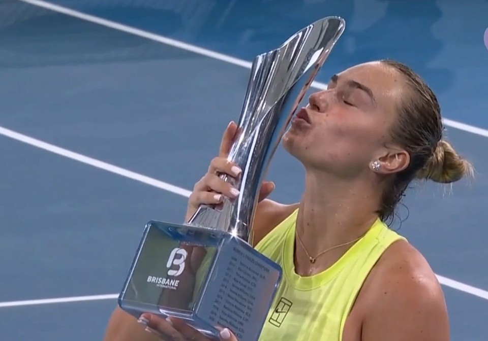    Арина выиграла 22-й титул в карьере. Фото: кадр видео