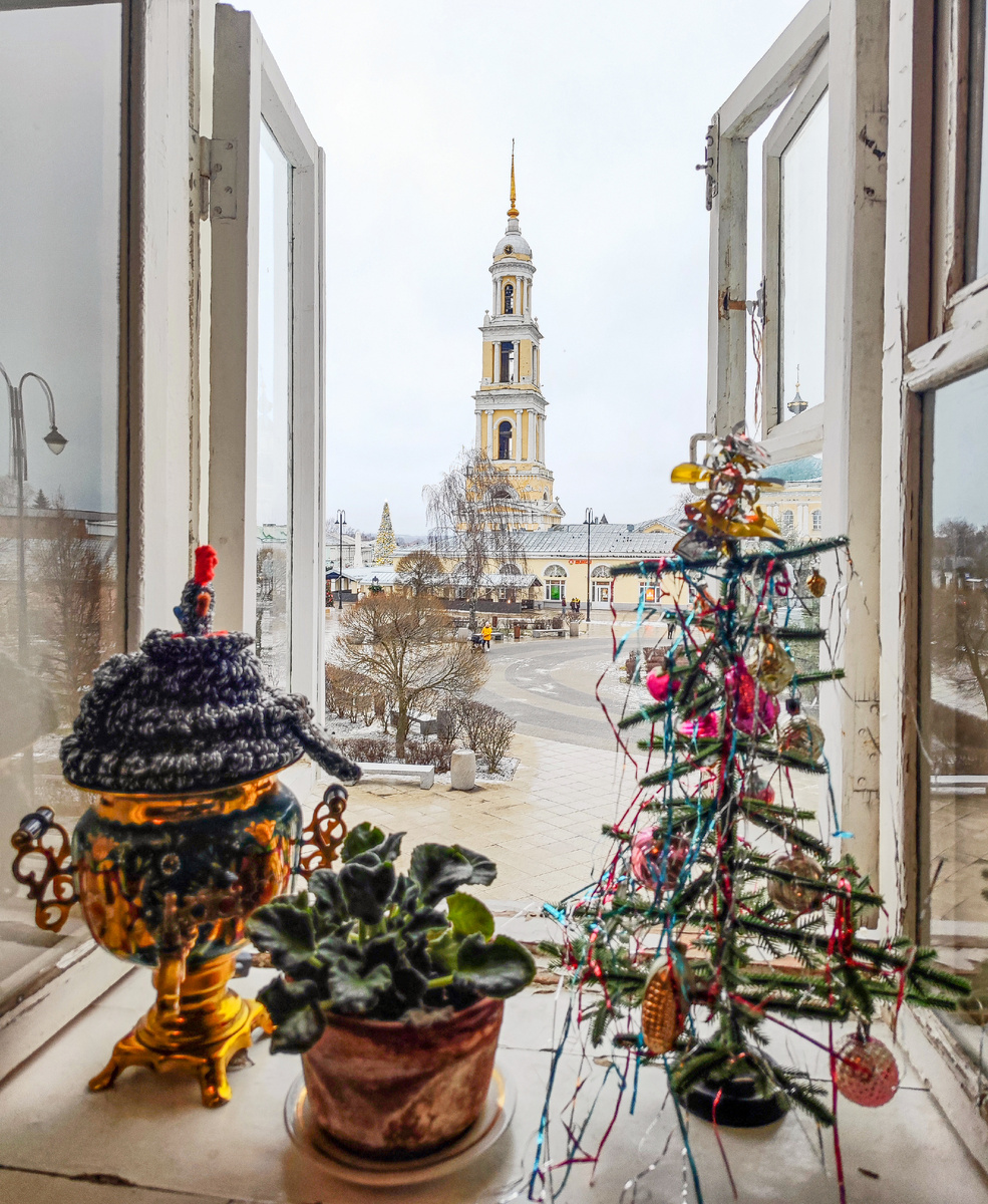 Вид из окна на кухне. Шикарно