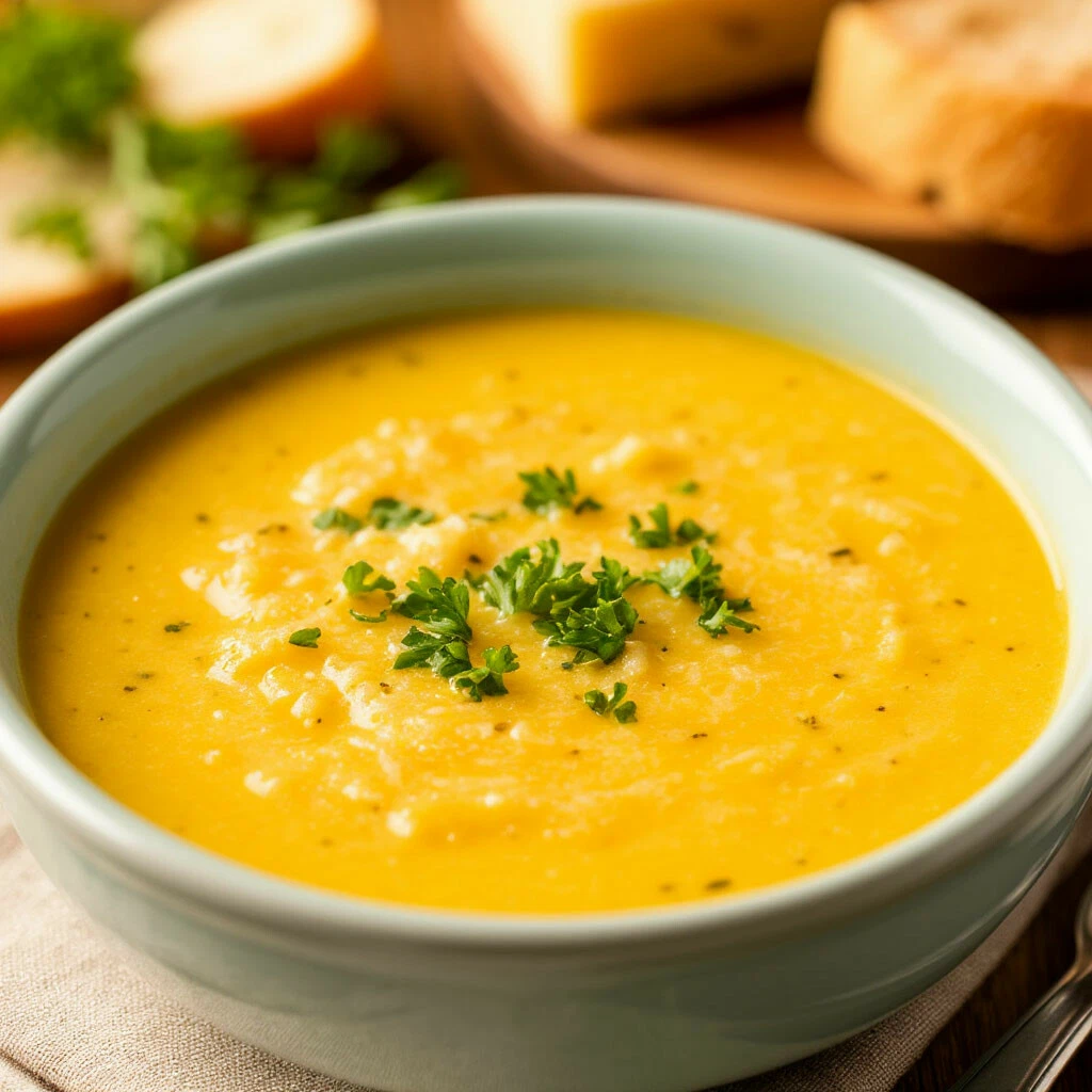 Сырный суп не «Stracciatella»