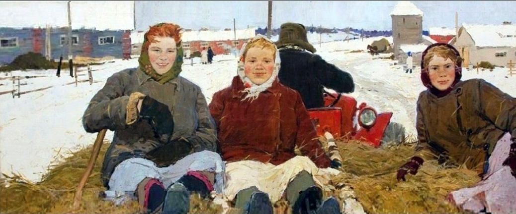 «Сёстры Вера, Надежда, Любовь Лоховинины», 1958 г.