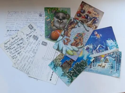    Новогодние открытки, созданные советским художником Владимиром Зарубиным //Фото: Ксения Жукова, КП-Ростов-на-Дону