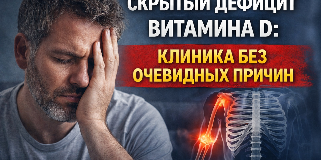 Скрытый дефицит витамина D: клиника без очевидных причин.