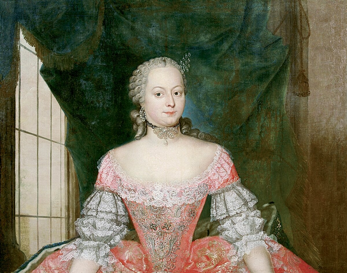 Парадный портрет Бенигны Готлиб фон Тротт-Треден. Неизвестный художник. Портрет находится в Самарском художественном музее.