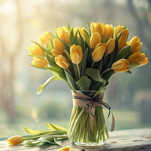    Желтые цветы Кристина Борунова