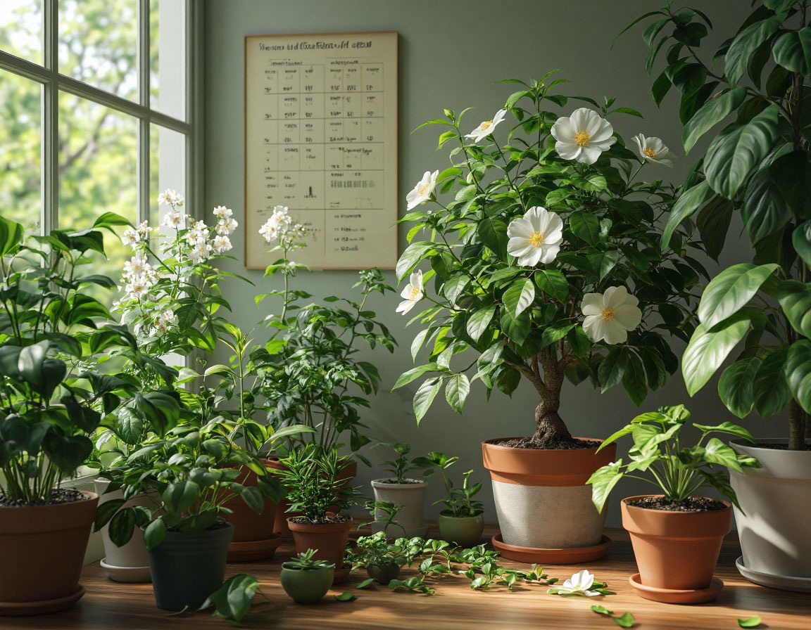 Когда пересаживать комнатные цветы в феврале 2026? Благоприятные дни по лунному календарю — ваш ключ к пышному цветению