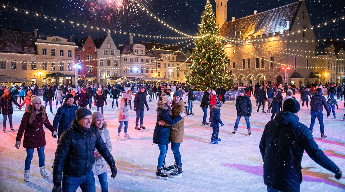 Катание на коньках