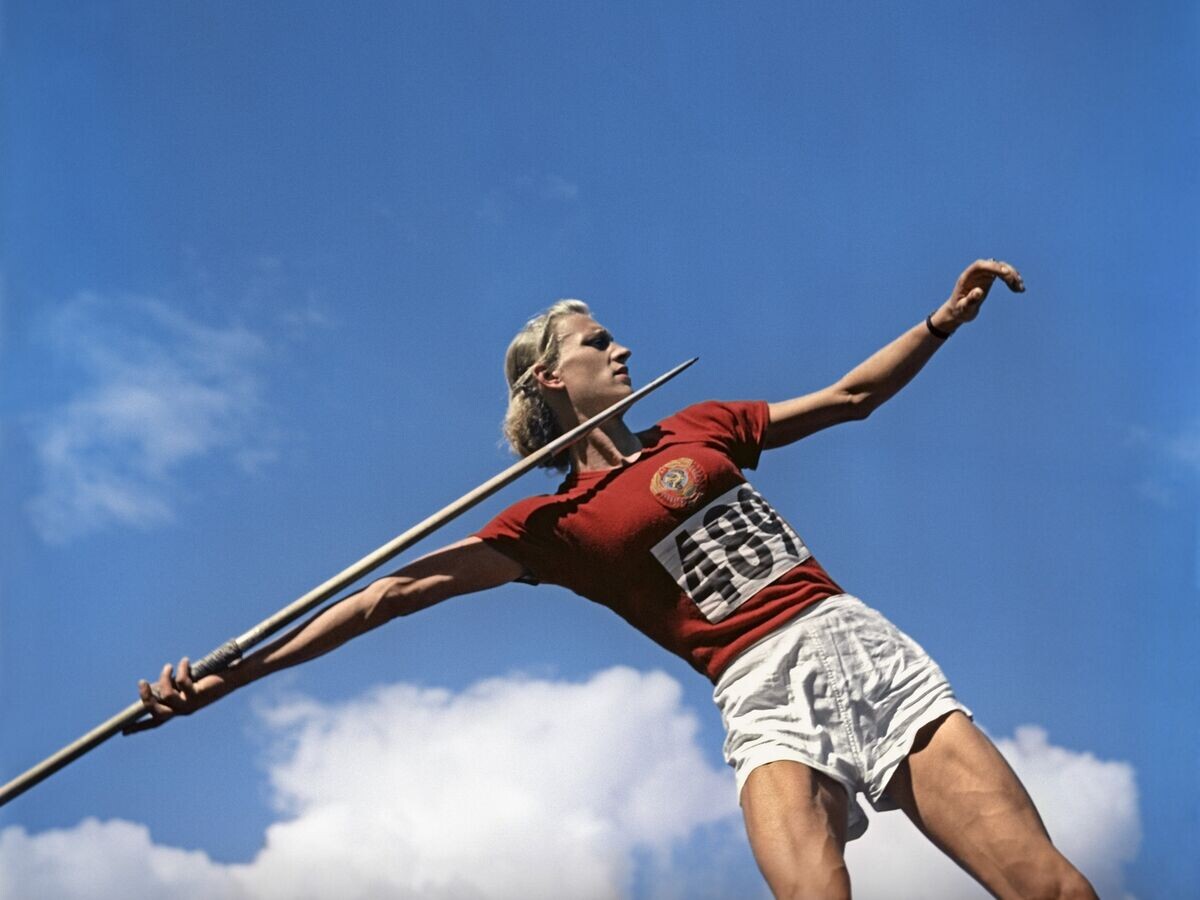    Легкоатлетка Александра Чудина на XV Летних Олимпийских играх 1952 в Хельсинки | © РИА Новости / Анатолий Гаранин