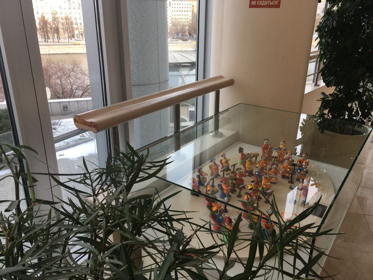 В холле Светлановского зала ММДМ перед концертом