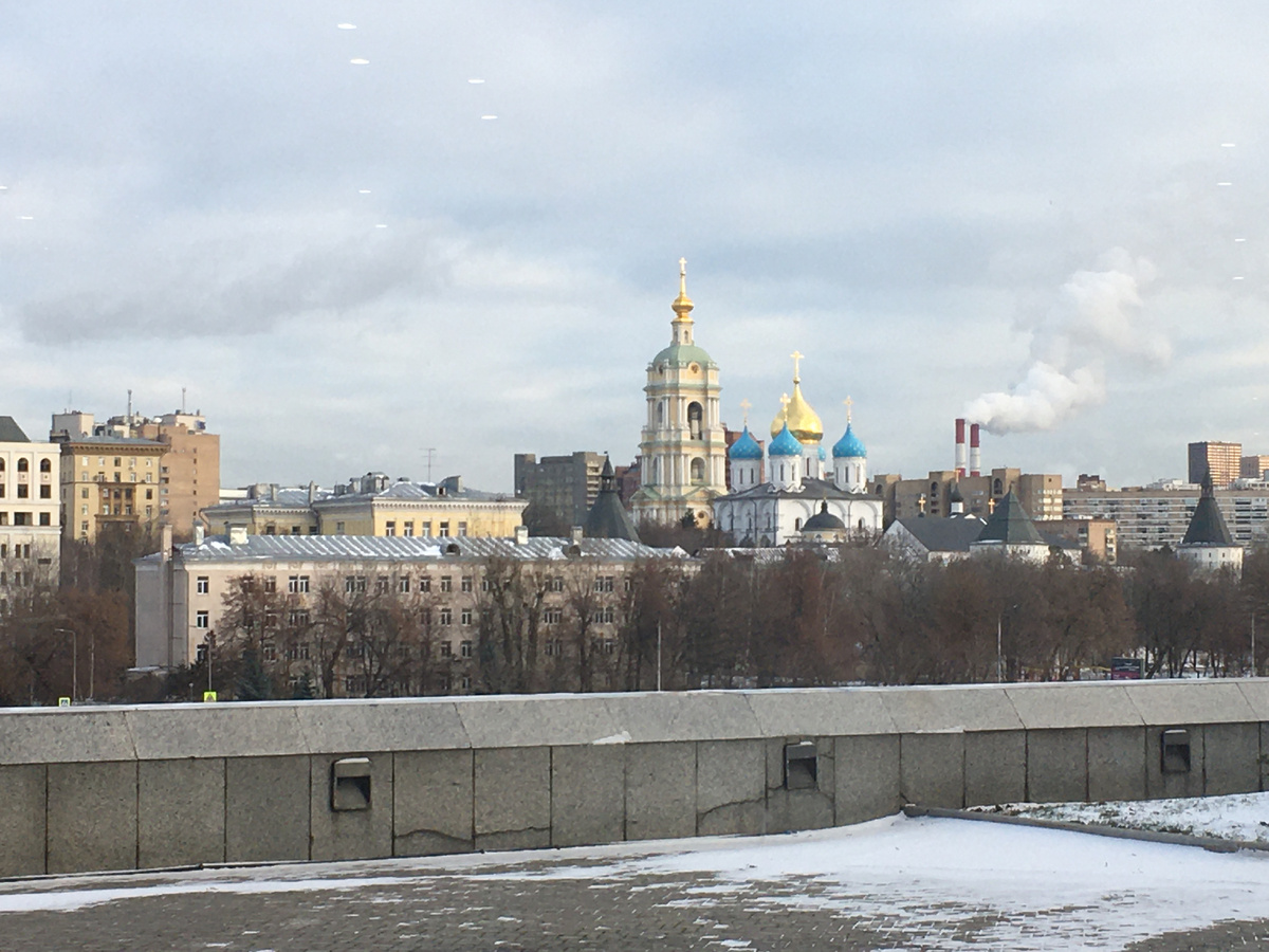Съёмка из панорамных окон ММДМ перед концертом в Светлановском зале