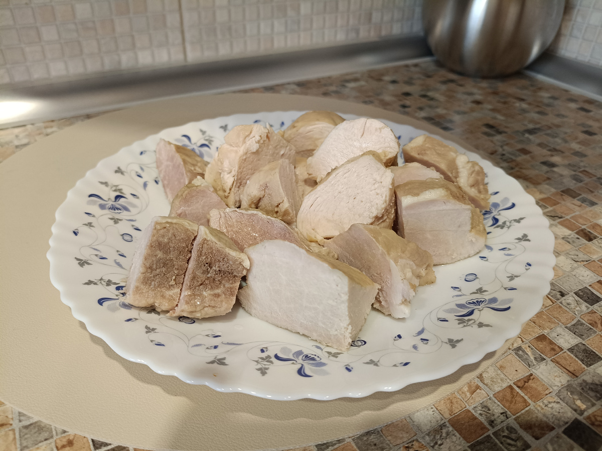Мясо было сварено заранее