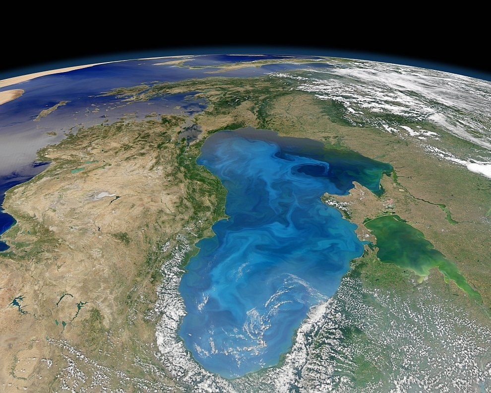 Чёрное море, вид с орбиты