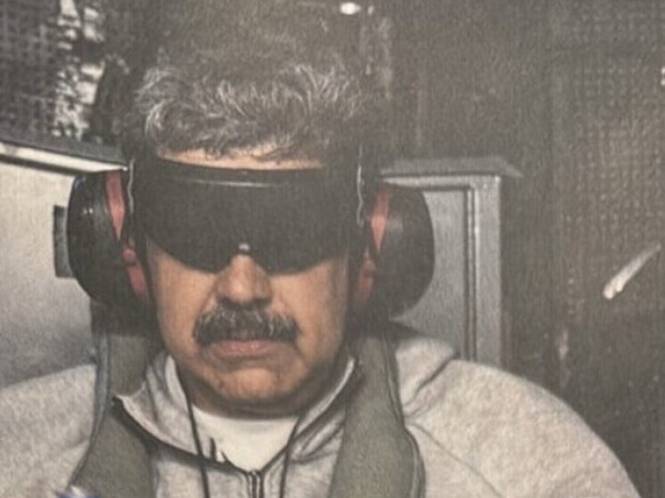     Николас Мадуро после ареста. Фото: кадр из видео.