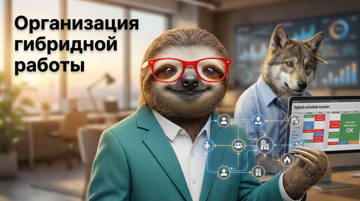 Организация гибридной работы