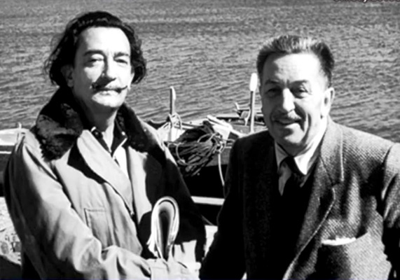 Сальвадор Дали и Уолт Дисней.