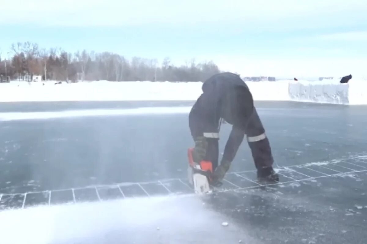    Иордань для купания в день Крещения Господня готовят в Иркутске