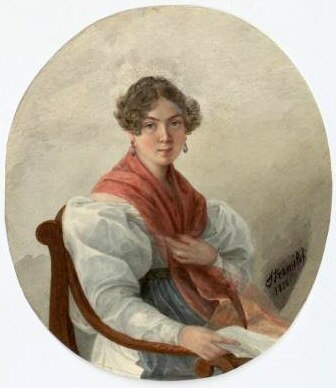 Портрет Натальи Абрамовны Васильевой. 1832