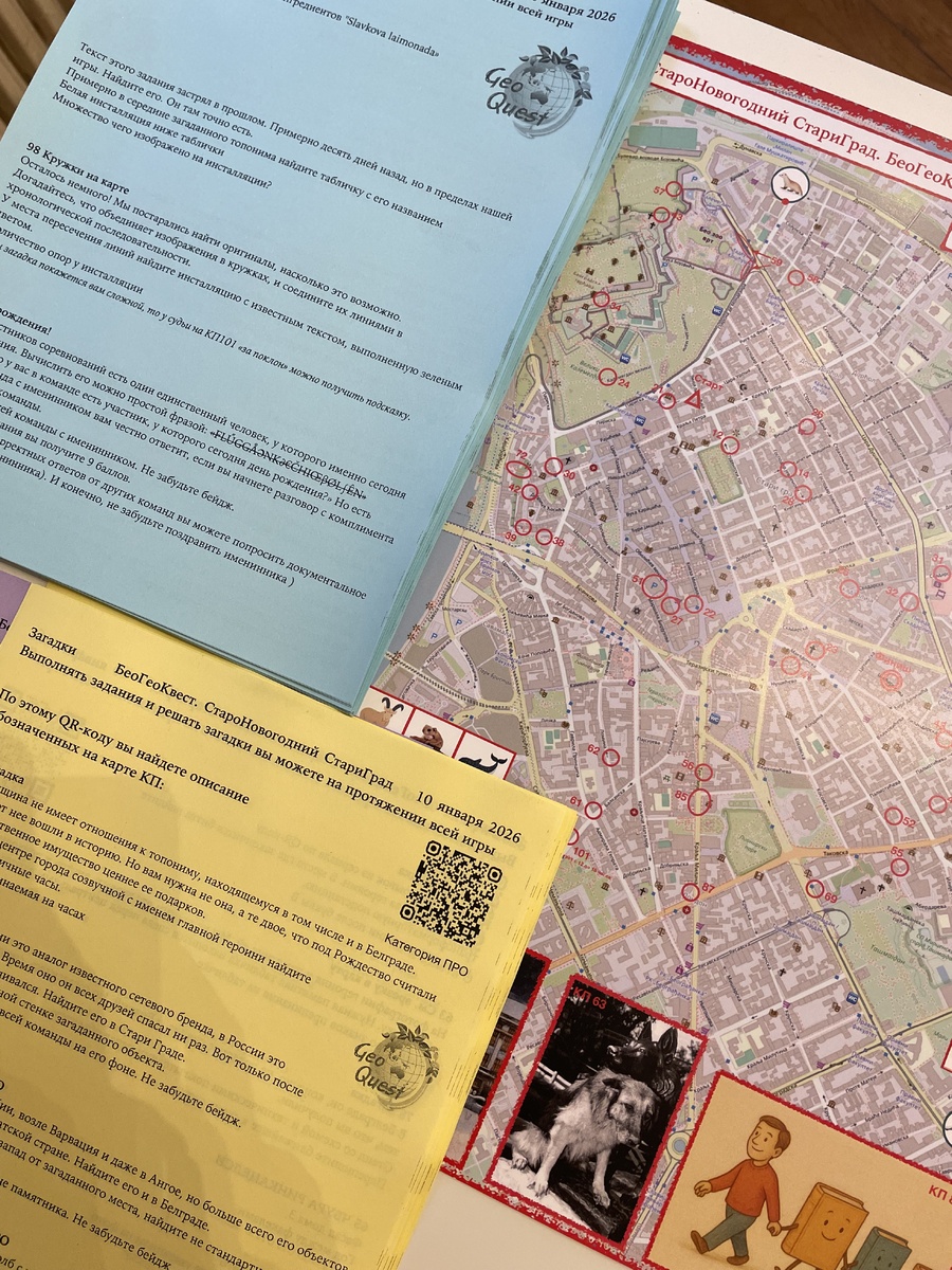 Часть игровых материалов