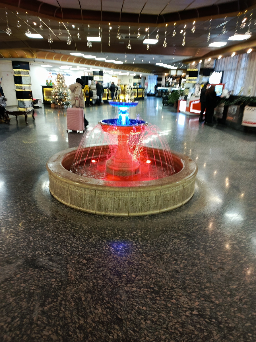 Пока стояли в очереди на регистрацию, погуляла по довольно просторному холлу гостиницы.