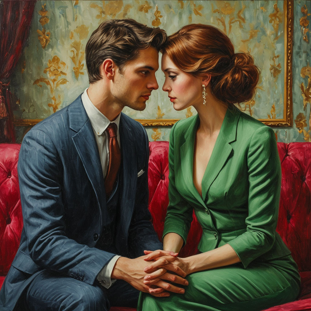 Что же это такое, свидание вслепую? 