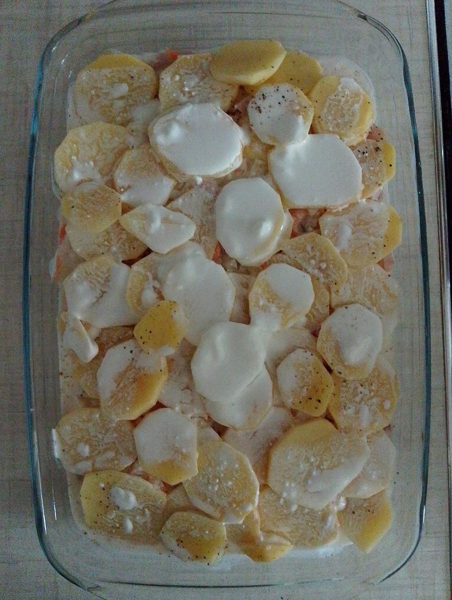 Запеканка, до. Фото автора 