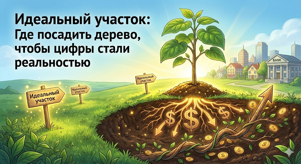Идеальный участок: Где посадить дерево, чтобы цифры стали реальностью
