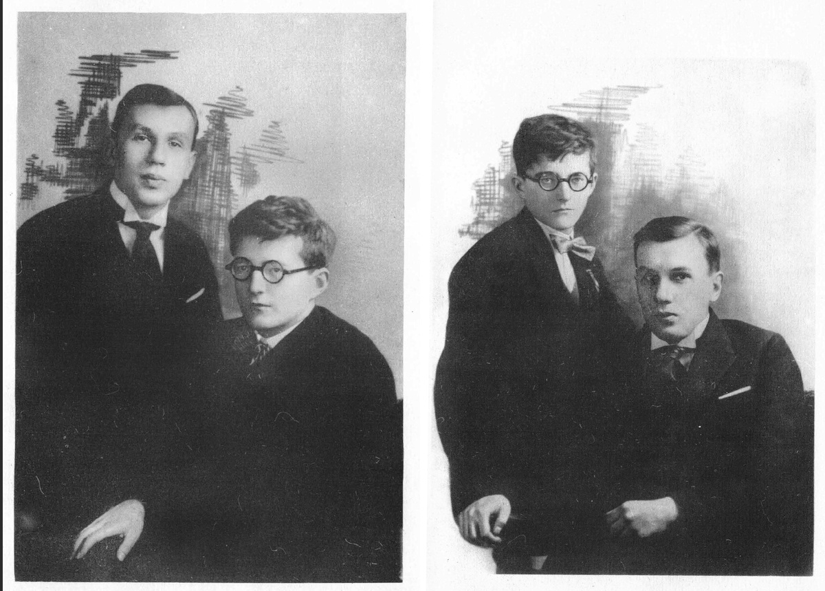 Дмитрий Дмитриевич Шостакович и Иван Иванович Соллертинский