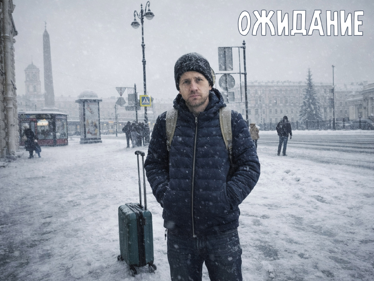 Примено так я представлял себе Петербург зимой :). 